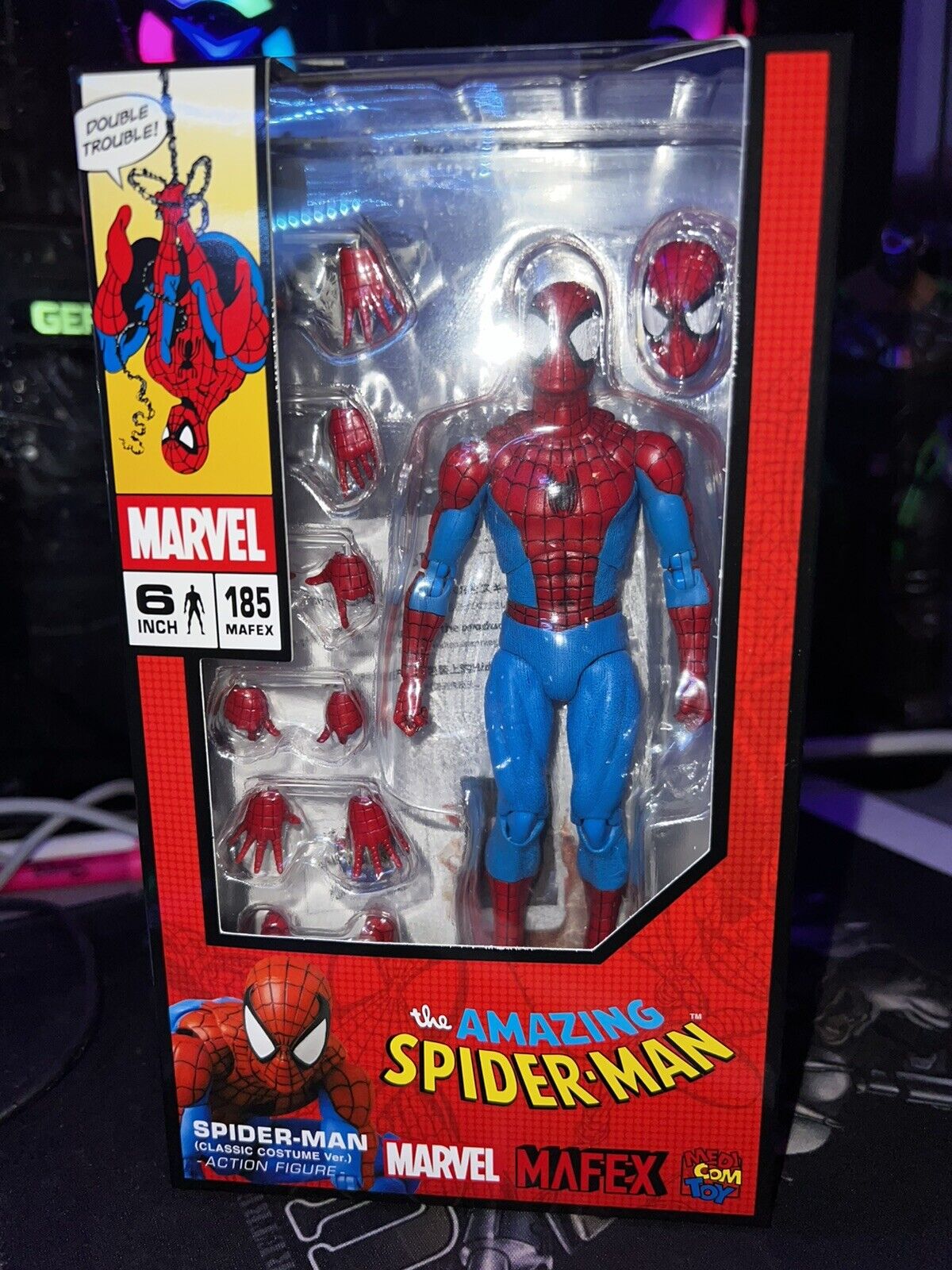 MAFEX No.185 SPIDER MAN Spider-Man CLASSIC COSTUME Ver. – Izzytoyzz