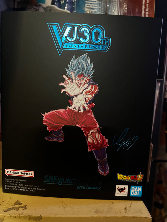 S.H.Figuarts Dragon Ball Super Saiyan God Son Goku Kaio-Ken -V-Jump 30th