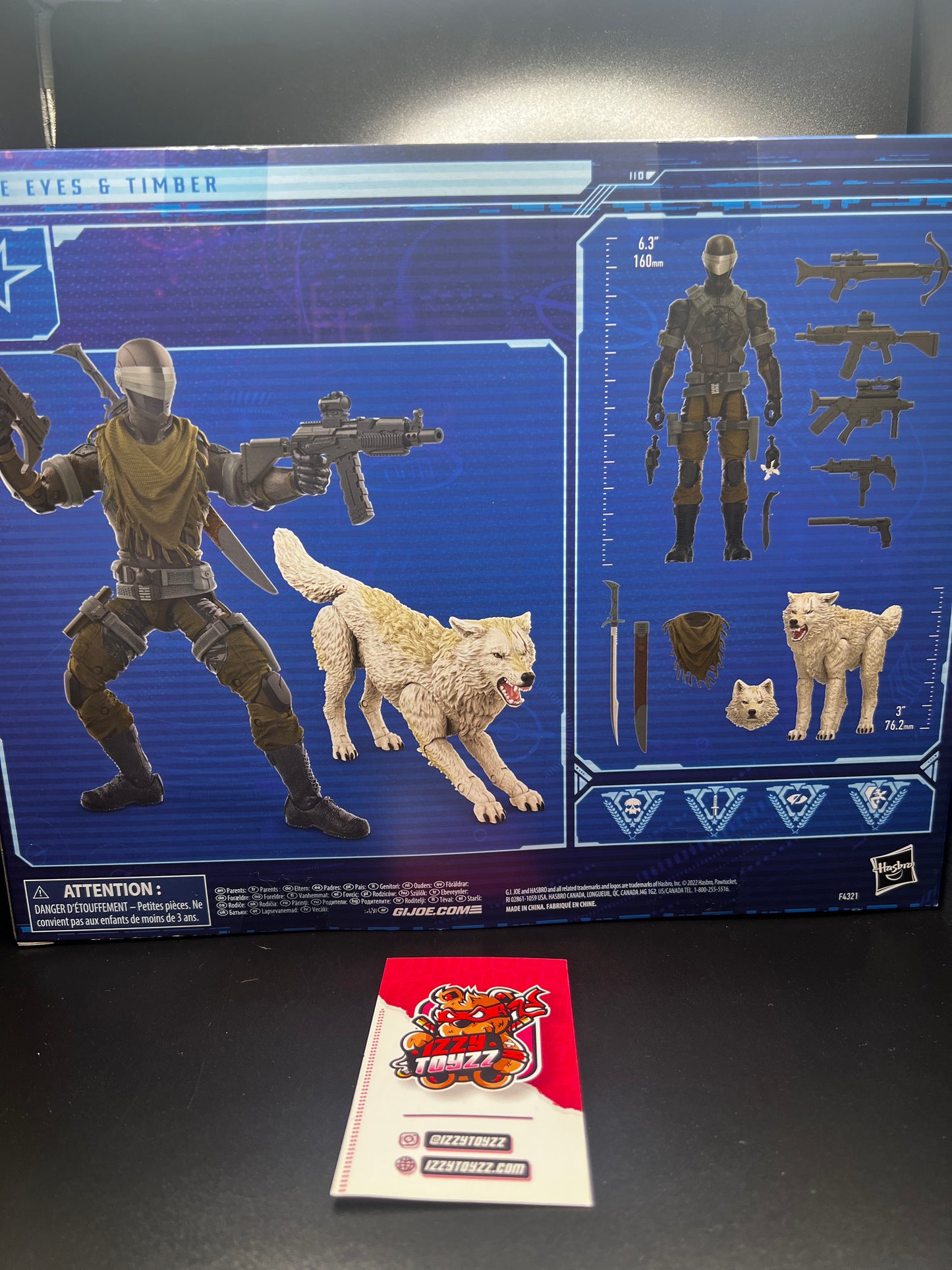G.I. Joe: Classified Series Snake Eyes & Timber Collectible Toy Action Figures