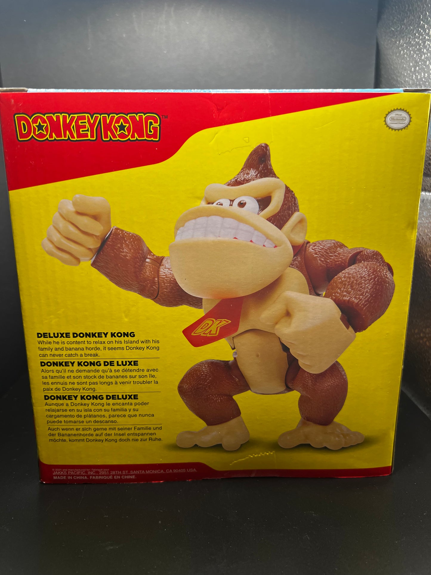 Jakks: Donkey Kong ~DELUXE DONKEY KONG~ Action Figure *NEW in BOX* 2021 nintendo