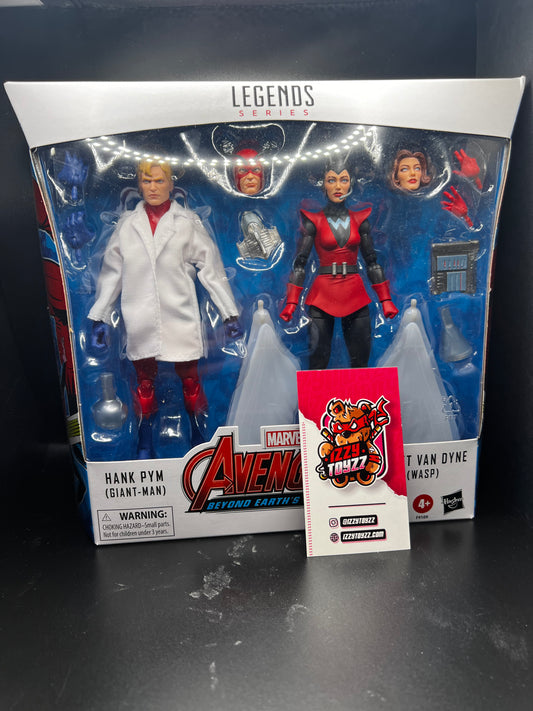 Marvel Legends wasp first appearance Hank pym Giant-man 2 pack