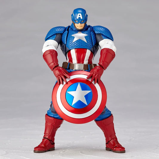 Kaiyodo Figure Complex Amazing Yamaguchi No.007 Captain America Figure