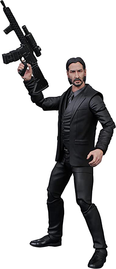 DIAMOND SELECT TOYS John Wick Select: Chapter 2 Black Suit Action Figure, Multicolor