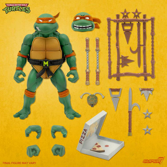 Super 7 Ultimate TMNT Michelangelo Action Figure