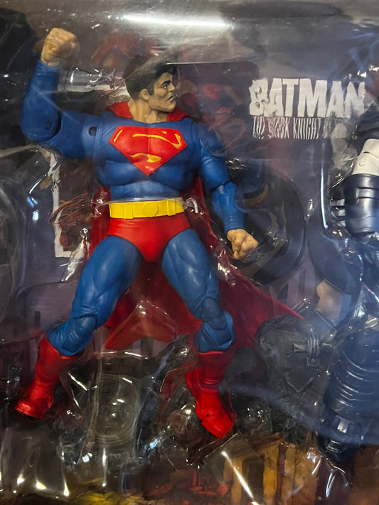MCFARLANE DC MULTIVERSE 7" ACTION FIGURE MULTIPACK - SUPERMAN VS. ARMORED BATMAN