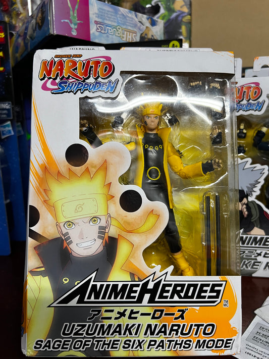Bandai Anime Heroes: Naruto Shippuden - Naruto Sage of The Six Paths Action Figure