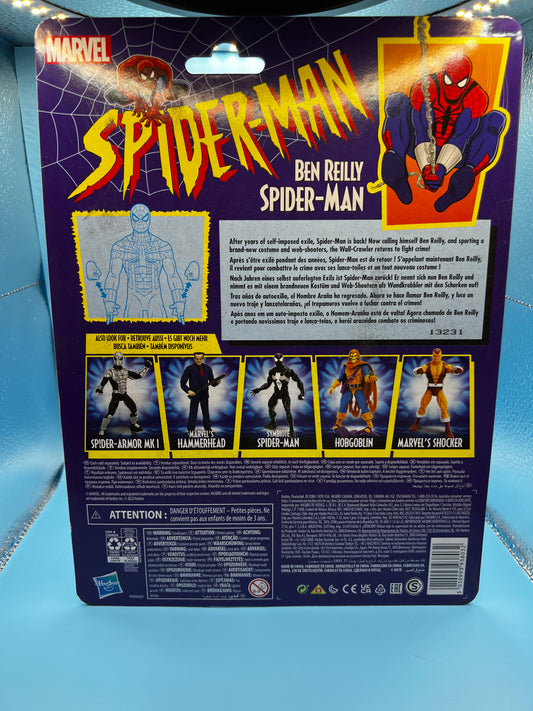 Spider-Man Retro Marvel Legends Ben Reilly Spider-Man 6-Inch Action Figure