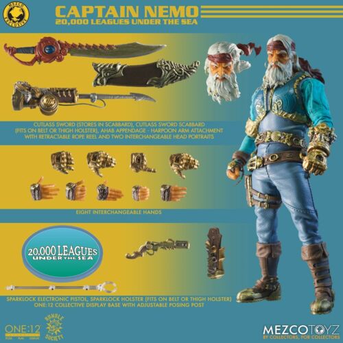 MEZCO EXCLUSIVE CAPTAIN NEMO ONE-12 COLLECTIVE ACTION FIGURE